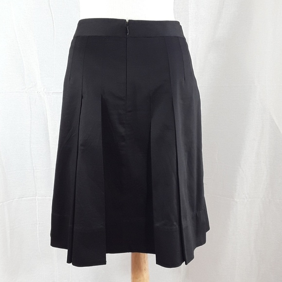 LOFT black pleated elegant skirt - Picture 3 of 6